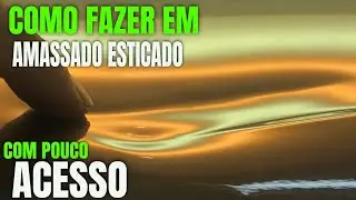 MARTELINHO DE OURO / COMO FAZER EM AMASSADO ESTICADO COM POUCO ACESSO