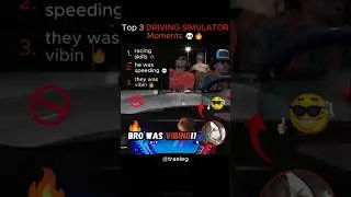 Top 3 DRIVING SIMULATOR Moments💀🔥| Bro Was NAKED🥀 #shorts #funny #drivingsimulator #gaming #moments