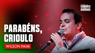 PARABÉNS, CRIOULO - WILSON PAIM!