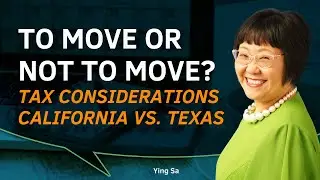 To move or not to move? Tax Considerations for California vs. Texas