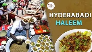 Hyderabadi special Mutton Haleem Making  Process ||  Best Ramzan Food in Hyderabad || intofood