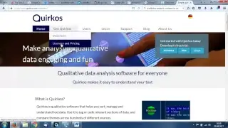 Learn Quirkos in 20 minutes... Live!
