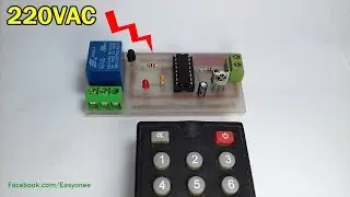 How to make Remote Control Switch using CD4017