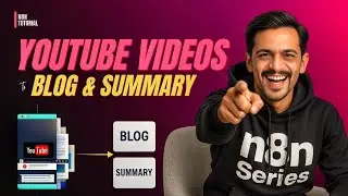YouTube Video to Blog Post Automation &ndash; n8n + Gemini Nodes