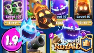 SPIRITUAL ARCHITECTURE DESTRUCTION ⚡🔥❄️ (1.9 Wall Breakers/Spirits Cycle Deck) | Clash Royale