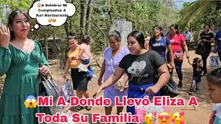 😱Eliza Llevó A Toda Su Familia A Un Restaurante A Celebrar Su Cumpleaños 🥳🥰😍