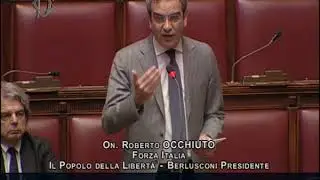 Intervento On. Roberto Occhiuto sul Governo Gentiloni
