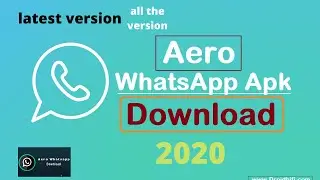 Whatsapp Aero V8.12 Anti Ban Latest Version December 2019 | Latest New Features Review |