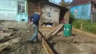VladWinner заливает фундамент