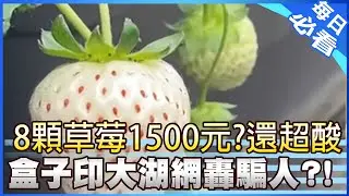 【每日必看】8顆草莓1500元還超酸客氣炸! 龍鬚糖離奇消失?! 20260201