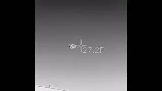 FLIR video of DJI Mavic Pro Platinum Landing - Near Miss!