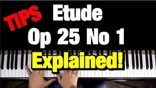 Chopin Etude Op 25 No 1 Piano Tutorial (How to Play Lesson)