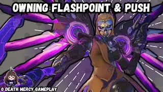 Mercy OWNS Flashpoint & Push! | 0 Death Mercy Gameplay | Overwatch 2