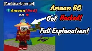 Amaan BG got hacked! Complete TRUTH Explanation... Blockman GO