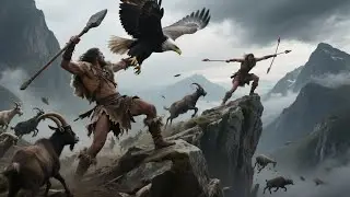 Life of the Ancestors 12,000 years ago - Primitive Hunters Mountain Goats and Sky Predators