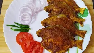 Crispy Pomfret Fish Fry | Bonti's simple recipe