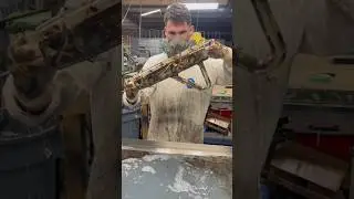 Customizing this @johnnyjolter NO MESS plunger using Hydrographics #camo #hunting #hydrodipping