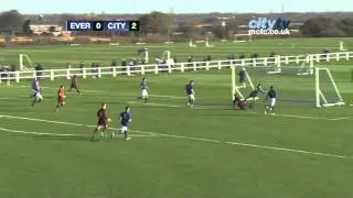 HIGHLIGHTS  Everton U18s v City U18s in the Barclays Premier Academy League.
