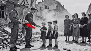 German Mothers Cried When American Soldiers Gave Their Field Rations to the Children | Forgotten WW2