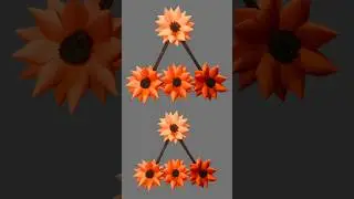 Easy Paper Flower 🌼 | Beautiful Paper Craft. #shorts#craft#paperflowers#papercraft#diy #ytshort