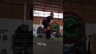 Deadlift,190 kg x 3 @7 | Dev - week 4 - training 2