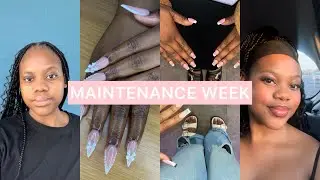 VLOG: Maintenance Week || Hair, Lashes & Nails || Student Friendly Budget || Cape Town