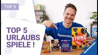 Urlaubs-Spiele &ndash; die TOP 5 Spiele von Ravensburger f&uuml;r euren Urlaub