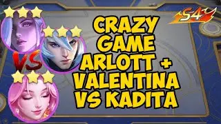 БЕЗУМНАЯ ИГРА КАДИТА ПРОТИВ АРЛОТТ И ВАЛЕНТИНЫ #magicchess #mobilelegends #mcgg #mlbbcreatorcamp ...
