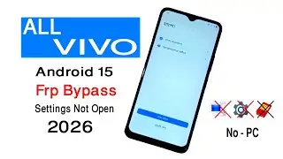 100% Working Vivo FRP bypass Android 15 || New Method 2026 || All Vivo Google Account Bypass | No-Pc