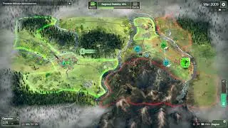 Rebel Inc. Pistachio Forest on Mega Brutal with Tank Commander