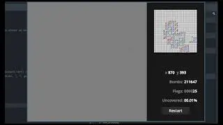 Minesweeper as compute shader in Godot