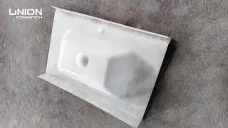 UnionFormingTech Vacuum membrane press machine finish acrylic basin forming