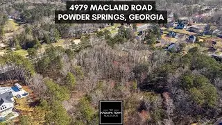 4979 Macland Road SW, Powder Springs, Georgia - 2.7 Acre Estate Lot For Sale West Cobb