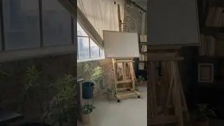 #blankcanvas #abstractart #artstudio #loftapartment #industrialhome #aesthetichome