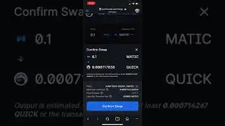 How To Use QuickSwap On A Phone With MetaMask
