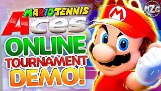 Mario Tennis Aces Gameplay Walkthrough - Online Tournament Demo! (Nintendo Switch)
