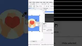 (Coreldraw Tips) Bitmap mask tool Amezing Use #bannerdesign #newtickets 👍💗