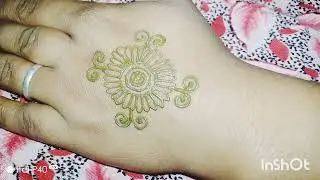 Simple flower design @ Nikki's art 