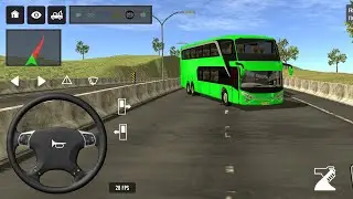 Euro Bus Driving Game Public Transportation 2024 -  Indonesia Bus Simulator Android Gameplay #646