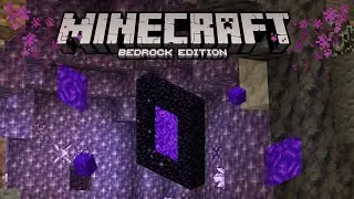 How to get Nether Portal Blocks in Minecraft Bedrock 1.17