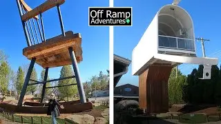 The Town Full of VERY BIG World Records - Biggest Rocking Chair Mailbox and More!