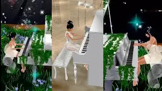 Computer-generated imagery (CGI)  & Original piano masterpiece by Ms Sun. Pianist myself Elisa