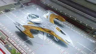 Really love the new animations on the new Gutamaya Corsair in Elite Dangerous.