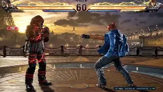 Devilster Jin Fights The First God Of Destruction Hwoarang!