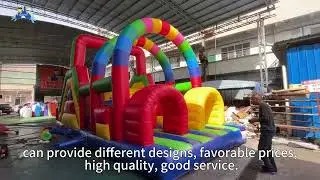 Lilytoys inflatable sport games inflatable obstacle course for sell