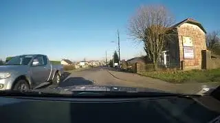 Mercedes Benz W124 300D 1989 POV driving France-Luxembourg