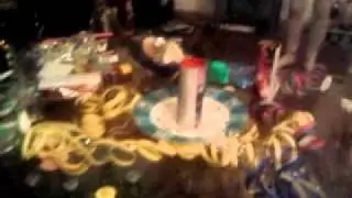 derbes tisch feuerwerk  silvester 2011 / 2012