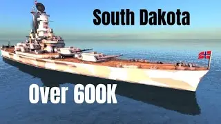 USS South Dakota 4 Kills over 600K!!