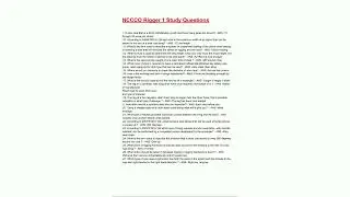 NCCCO Rigger 1 Study Guide Exam 20252026 Questions With Completed  Verified Solutions1066