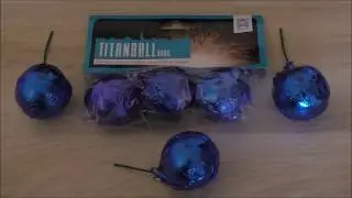 Argento Titanball gro&szlig;, Feuerwerk Klasse F2, Vorstellung & Testvideo, Top Cracklingb&auml;lle !